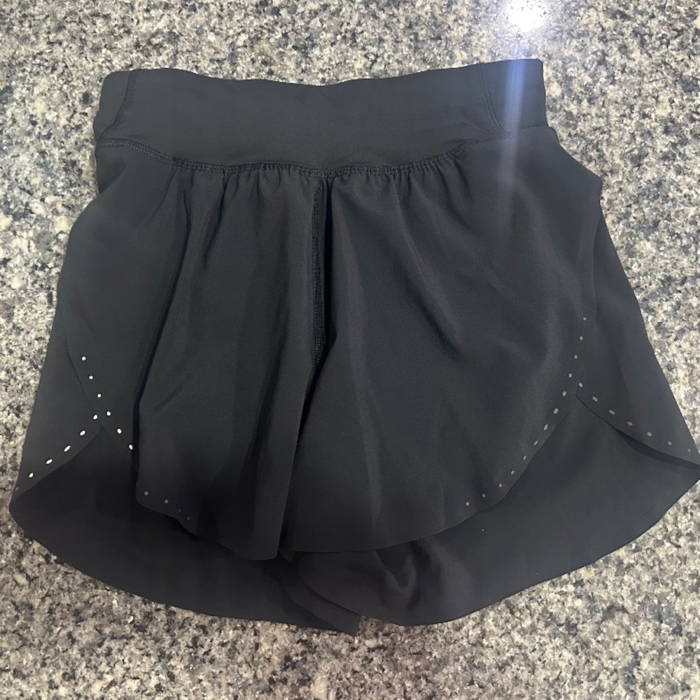 Lululemon Fast and Free Hi Rise Black Short